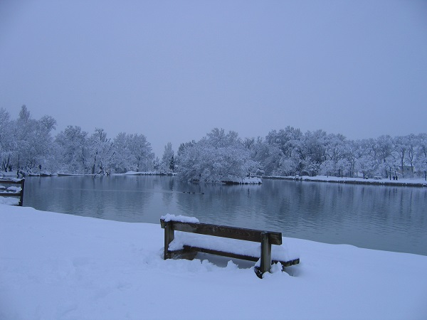"Lac de la Tuilière sous la neige", 2009 - Muriel Perez - Photo finaliste